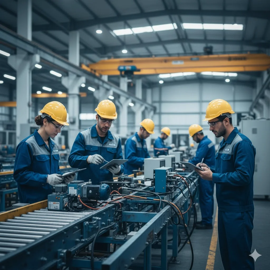 Modificación de líneas de producción industrial